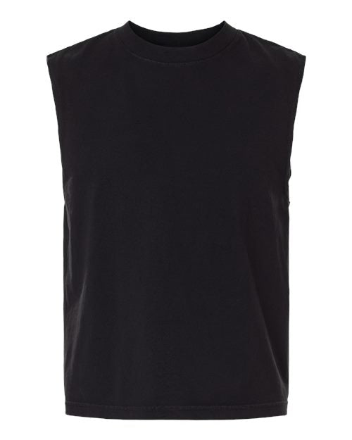 American Apparel Unisex Heavyweight Cotton Garment-Dyed Boxy Muscle Tee 207GD