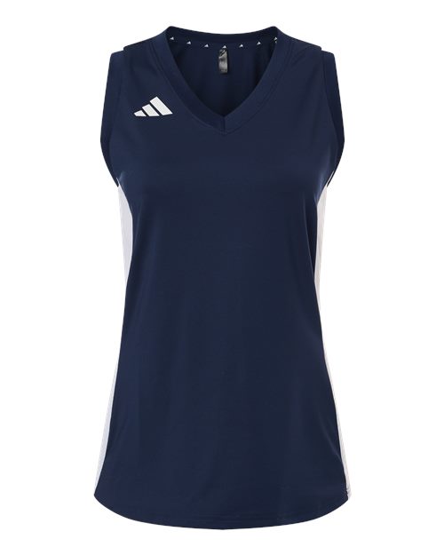 Adidas Women's Quickset V-Neck Sleeveless Jersey AT120