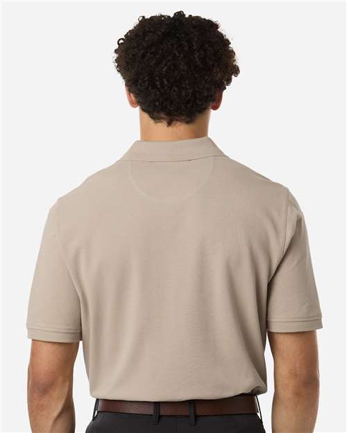 Harriton Men's Valiant Cotton Snag Protect Polo M205