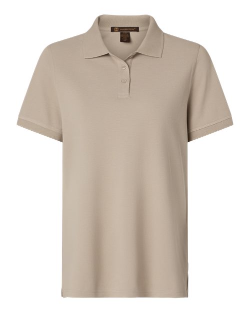 Harriton Women's Valiant Cotton Snag Protect Polo M205W
