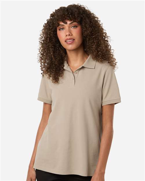 Harriton Women's Valiant Cotton Snag Protect Polo M205W