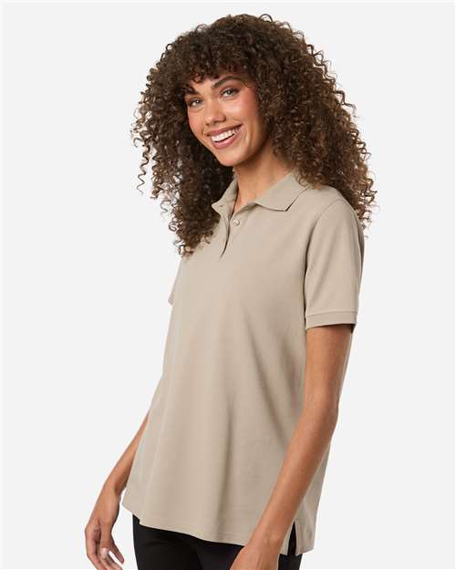 Harriton Women's Valiant Cotton Snag Protect Polo M205W