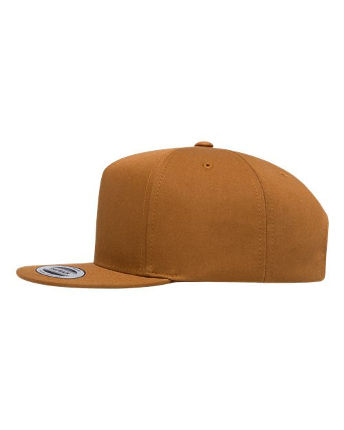 YP Classics Five-Panel Cotton Twill Snapback Cap 6007