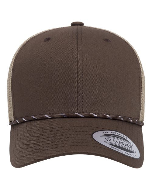YP Classics Retro Trucker Rope Cap 6606BD