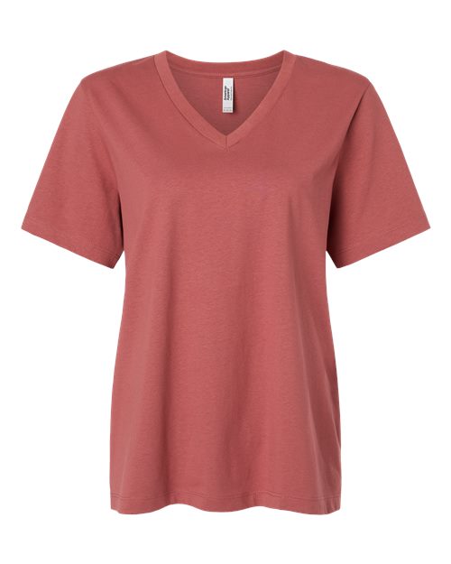 American Apparel Women's Midweight V-Neck Tee 58V2