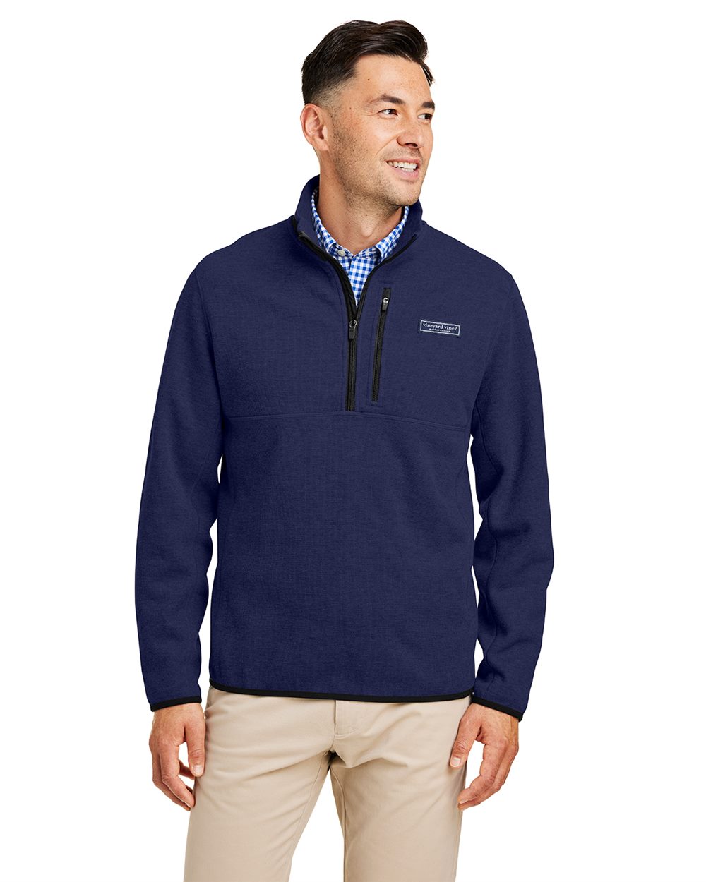 vineyard vines Men's Mountain Sweaterfleece Quarter-Zip Pullover K004694