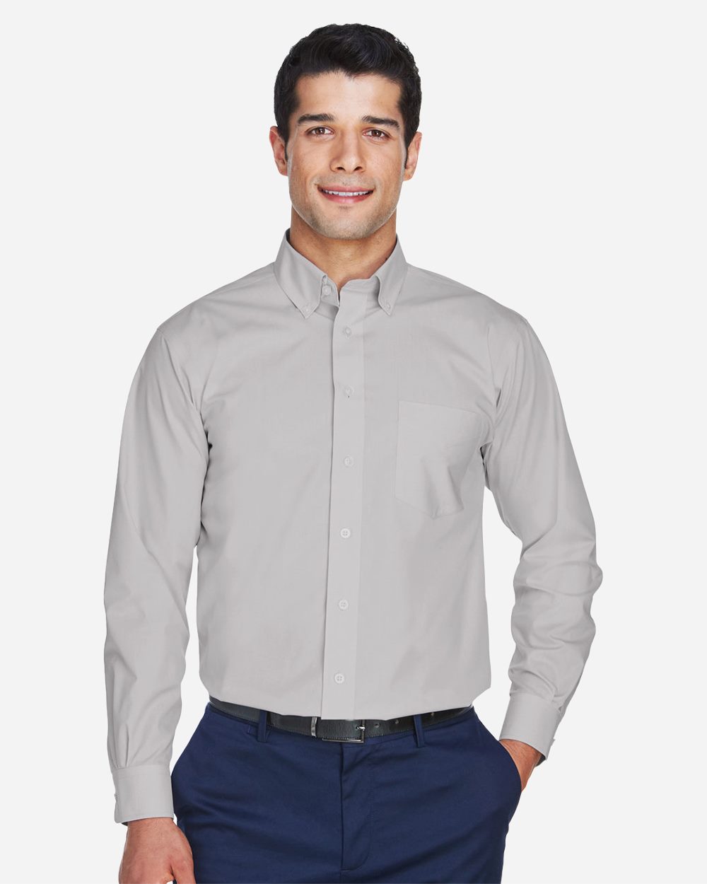 Devon & Jones Men's Crown Collection® Broadcloth Woven Dress Shirt D620