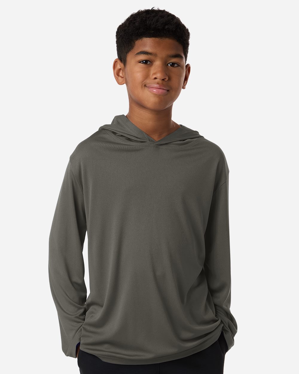 AllPro Youth Pro-Lock Performance Hooded Long Sleeve T-Shirt 48510Y