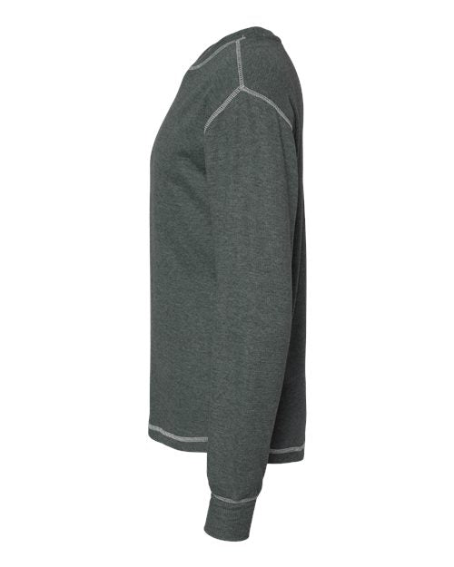 J. America Men's Vintage Thermal Long Sleeve T-Shirt 8238
