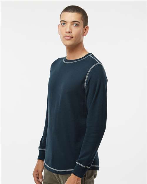 J. America Men's Vintage Thermal Long Sleeve T-Shirt 8238