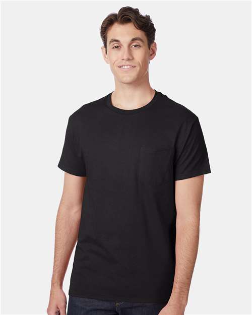 Hanes Unisex Authentic Pocket T-Shirt 5590