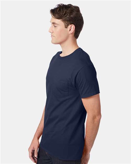 Hanes Unisex Authentic Pocket T-Shirt 5590