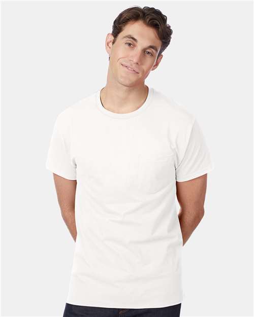 Hanes Unisex Authentic Pocket T-Shirt 5590