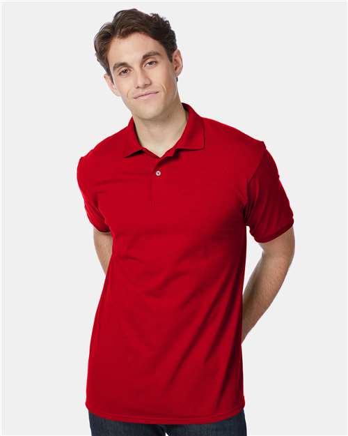 Hanes Unisex EcoSmart® Jersey Polo 054X