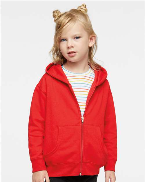 Rabbit Skins Toddler Full-Zip Fleece Hoodie Sweatshirt 3346