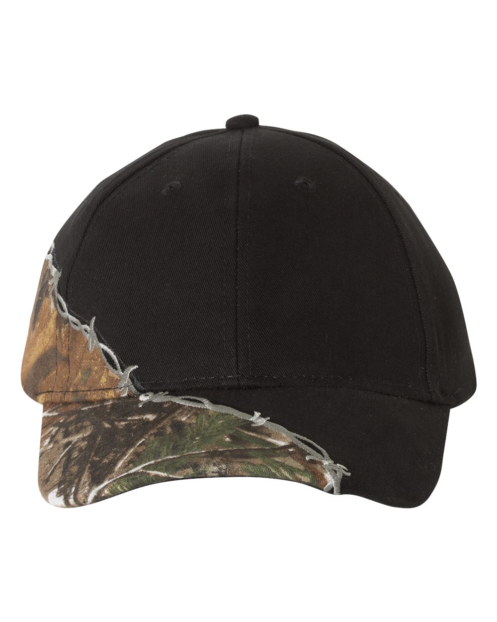 Kati Licensed Camo with Barbed Wire Embroidery Cap LC4BW