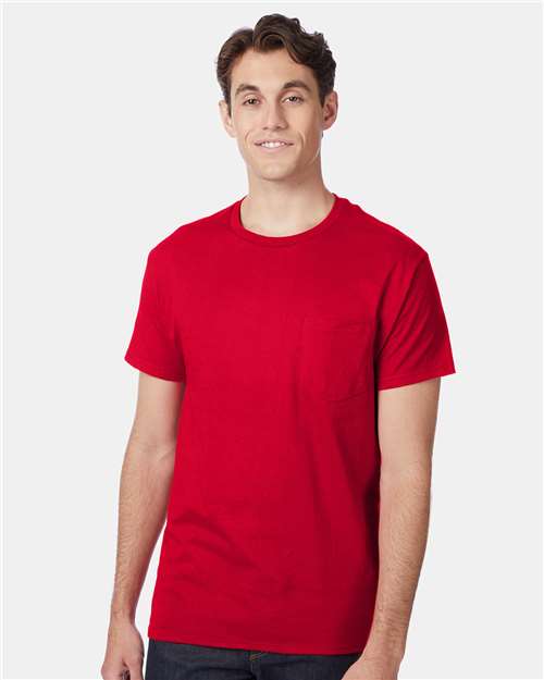 Hanes Unisex Authentic Pocket T-Shirt 5590