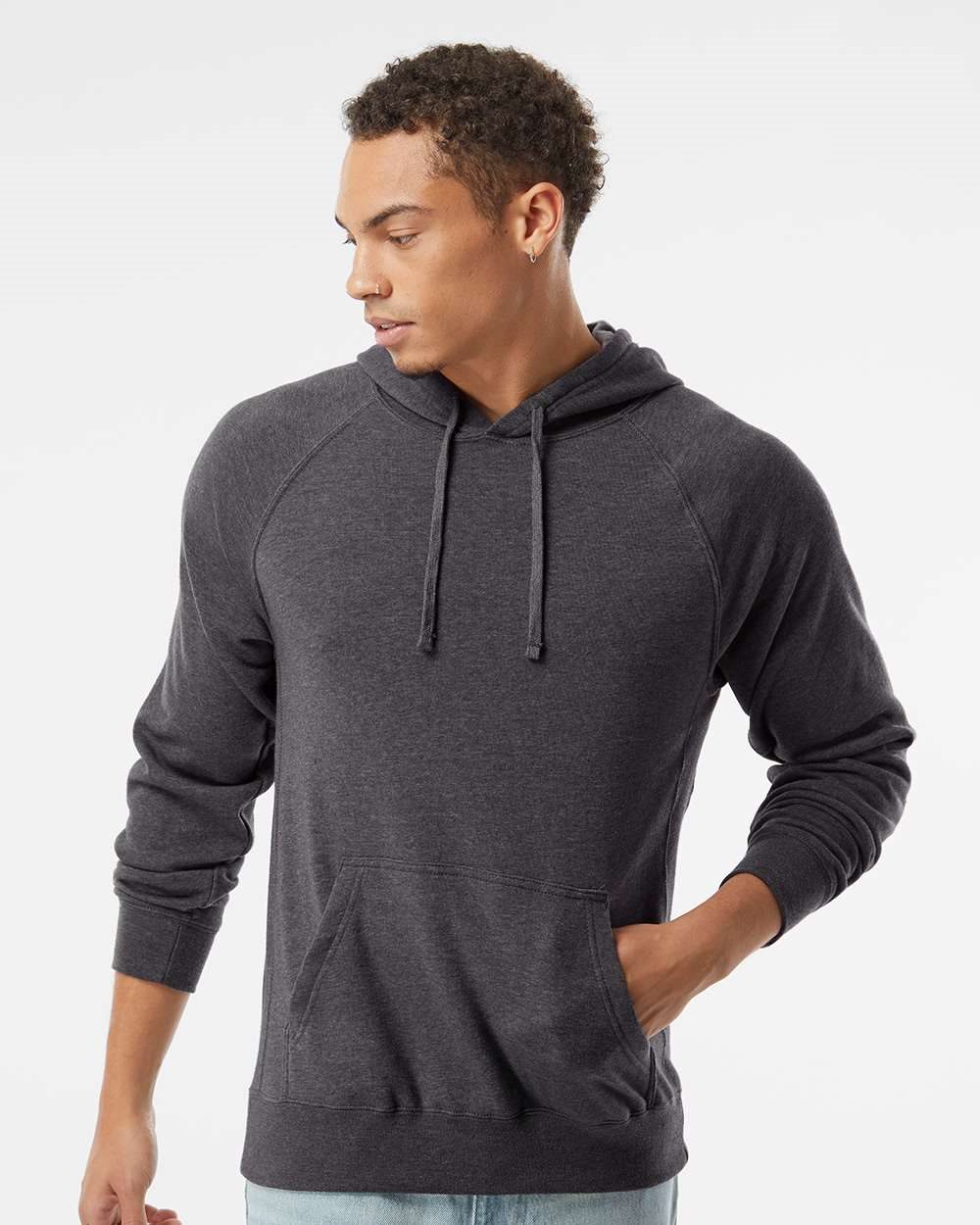 Independent Trading Co. Unisex Special Blend Raglan Hooded Sweatshirt PRM33SBP