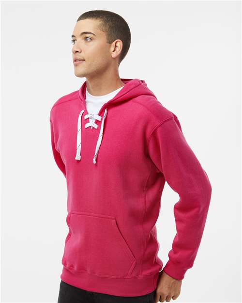 J. America Men's Sport Lace Hooded Sweatshirt 8830