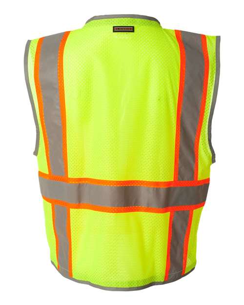 Kishigo Unisex Premium Brilliant Series® Heavy-Duty Class 2 Vest 1510-1511