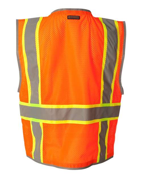 Kishigo Unisex Premium Brilliant Series® Heavy-Duty Class 2 Vest 1510-1511