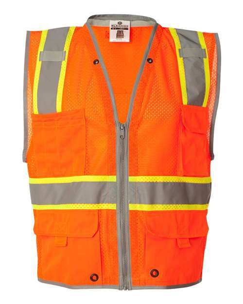 Kishigo Unisex Premium Brilliant Series® Heavy-Duty Class 2 Vest 1510-1511