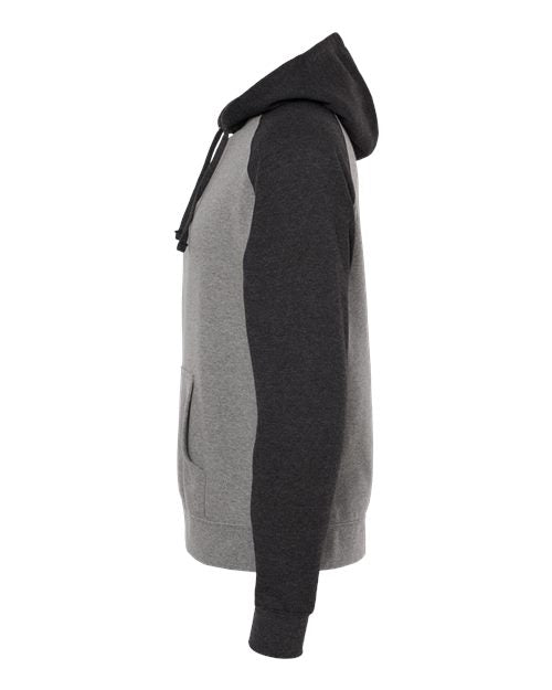 Independent Trading Co. Unisex Raglan Hooded Sweatshirt IND40RP