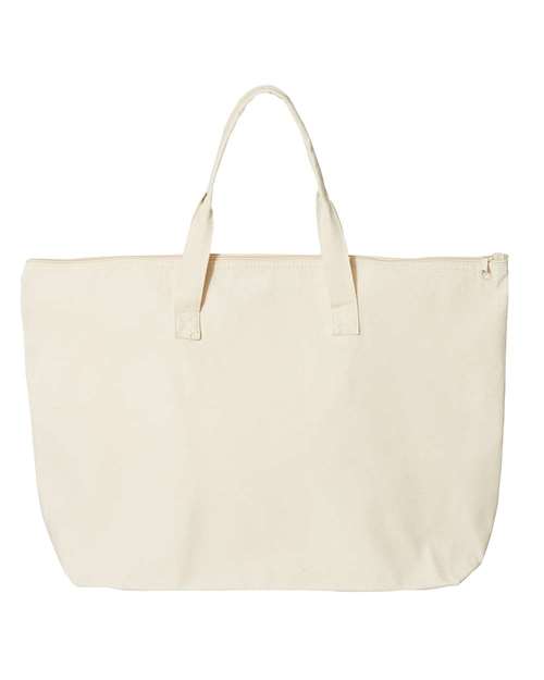 Liberty Bags Tote with Top Zippered Closure 8863