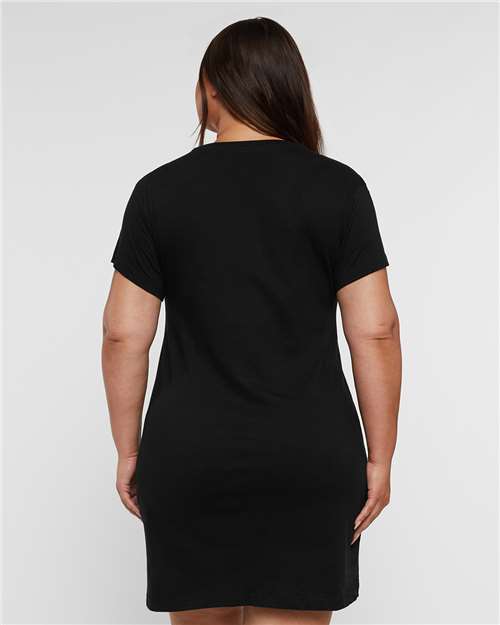 LAT Women's Fine Jersey V-Neck Coverup 3522