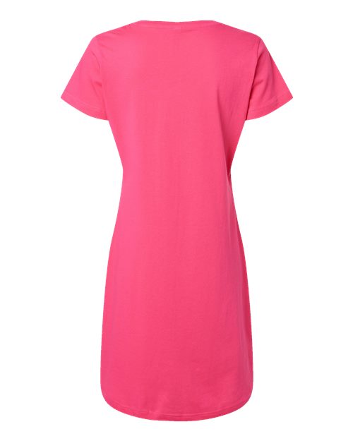 LAT Women's Fine Jersey V-Neck Coverup 3522