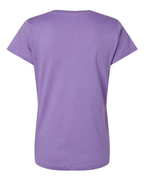 LAT Women's Fine Jersey V-Neck Tee 3507
