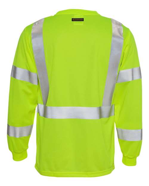 Kishigo Unisex Long Sleeve Class 3 T-Shirt 9145-9146