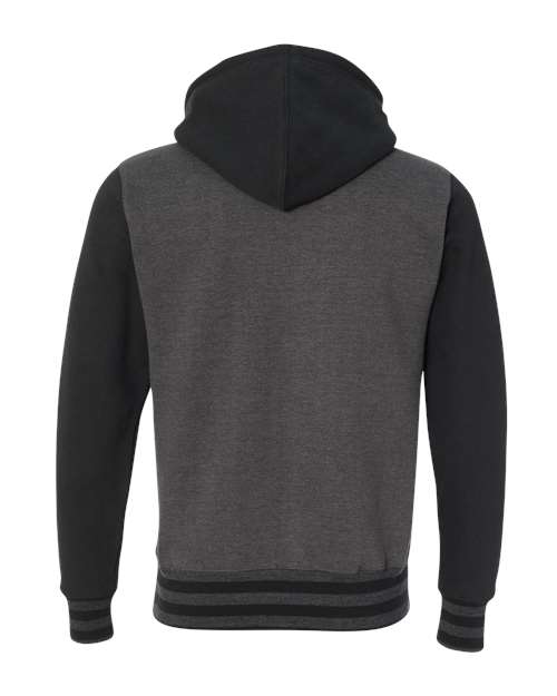 Independent Trading Co. Unisex Heavyweight Varsity Full-Zip Hooded Sweatshirt IND45UVZ