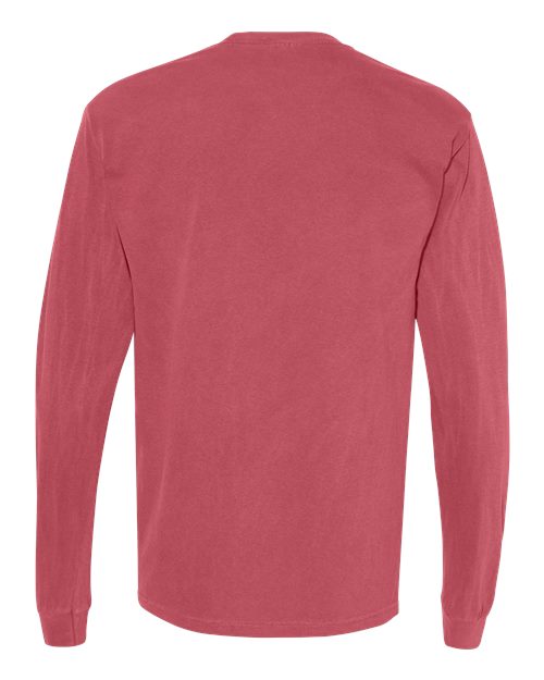 Comfort Colors Unisex Garment-Dyed Heavyweight Long Sleeve Pocket T-Shirt 4410