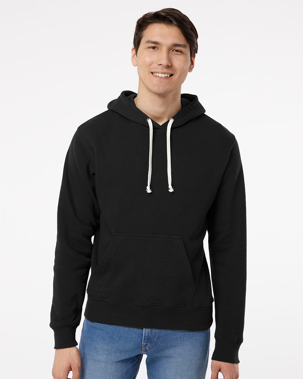 J. America Men's Triblend Fleece Hooded Sweatshirt 8871