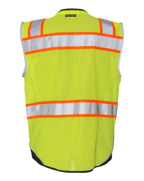 Kishigo Unisex Premium Black Series® Black Bottom Class 2 Vest 1515-1516