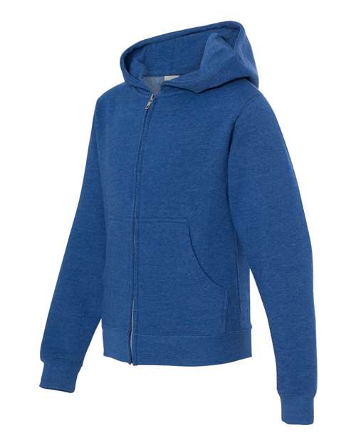 Independent Trading Co. Youth Midweight Full-Zip Hooded Sweatshirt SS4001YZ