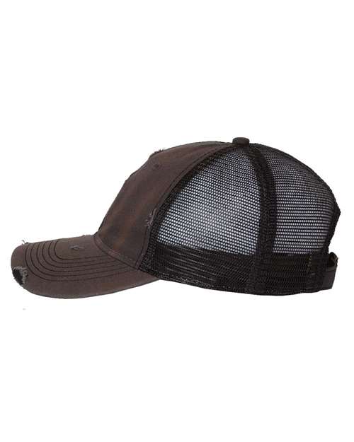 Valucap Bounty Dirty-Washed Mesh-Back Cap 3150