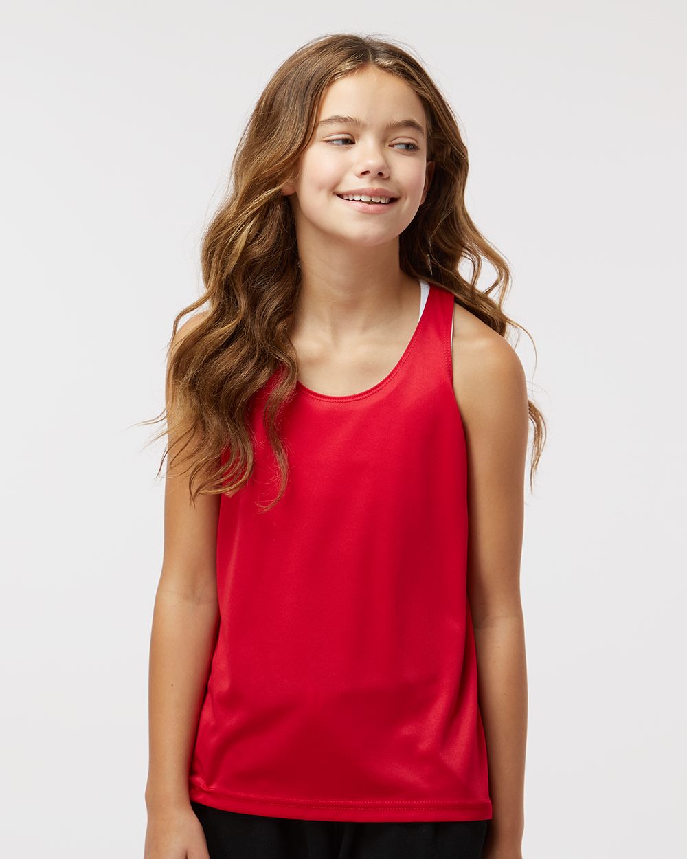 Badger Girls’ B-Core Racerback Tank Top 2166
