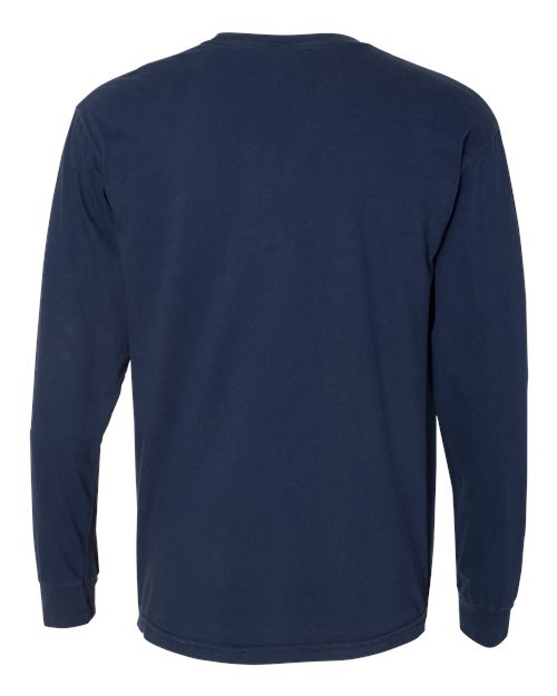 Comfort Colors Unisex Garment-Dyed Heavyweight Long Sleeve Pocket T-Shirt 4410