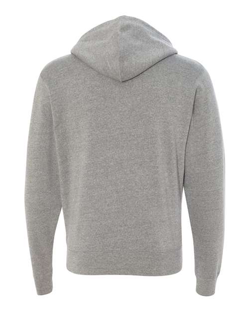 J. America Men's Triblend Full-Zip Hooded Sweatshirt 8872