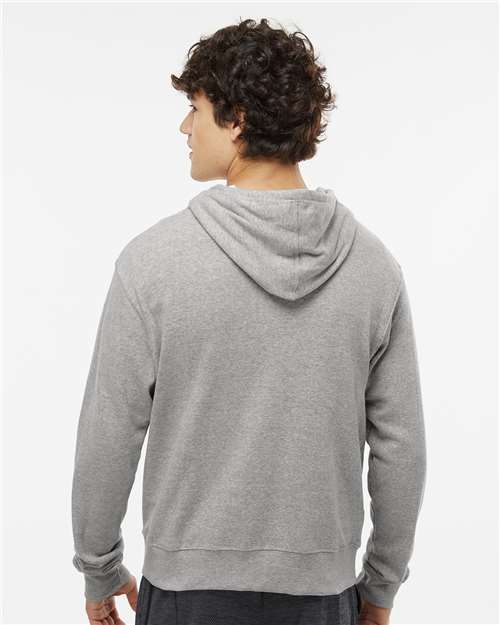 J. America Men's Triblend Full-Zip Hooded Sweatshirt 8872