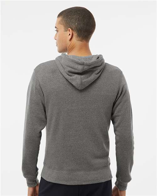 J. America Men's Triblend Full-Zip Hooded Sweatshirt 8872