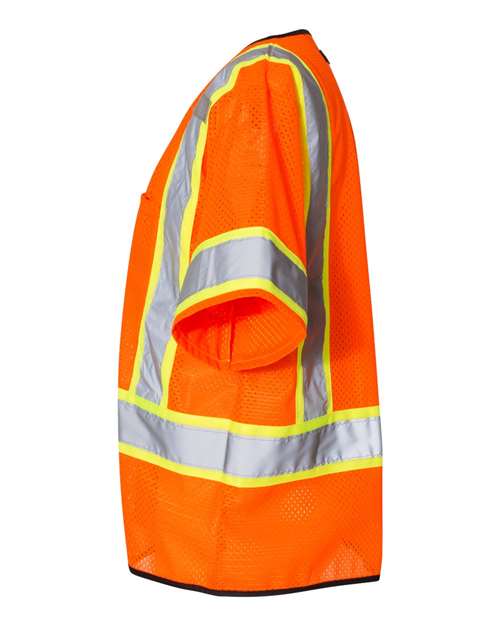 Kishigo Unisex Class 3 Mesh Zippered Vest 1565-1566