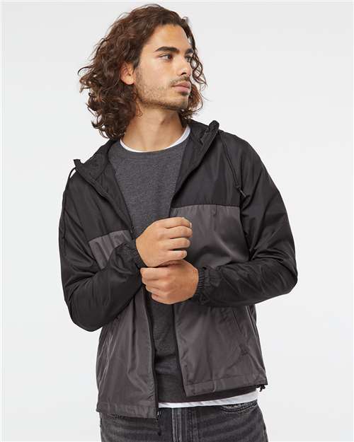 Independent Trading Co. Men's Lightweight Windbreaker Full-Zip Jacket EXP54LWZ