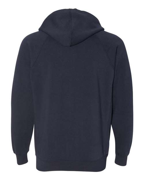 Independent Trading Co. Unisex Special Blend Raglan Full-Zip Hooded Sweatshirt PRM33SBZ