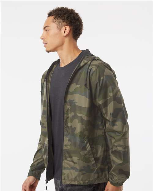 Independent Trading Co. Men's Lightweight Windbreaker Full-Zip Jacket EXP54LWZ