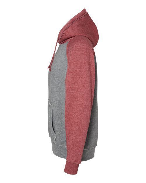 J. America Men's Vintage Heather Hooded Sweatshirt 8885