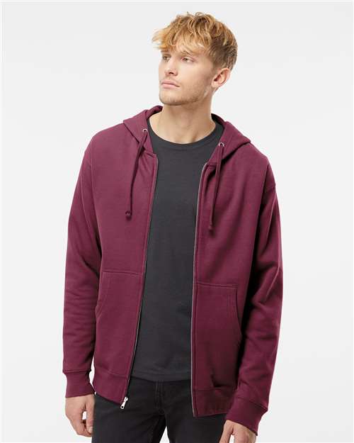 Independent Trading Co. Unisex Midweight Full-Zip Hooded Sweatshirt SS4500Z