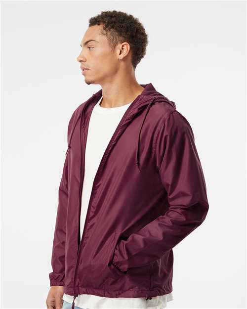 Independent Trading Co. Men's Lightweight Windbreaker Full-Zip Jacket EXP54LWZ